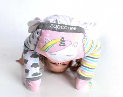 Zoocchini Baby Leggings & Socken Set, Alle das Einhorn