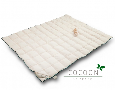 Cocoon Kinder Bettdecke aus Kapok, 100 x 140 cm