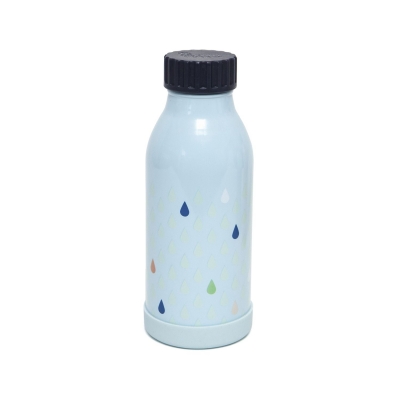 Petit Monkey Thermosflasche, 350 ml - blau