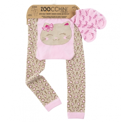 Zoocchini Baby Leggings & Socken Set, Kallie das Ktzchen