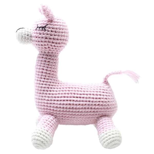 natureZOO Hkel-Teddybr, Baby Pink Lama