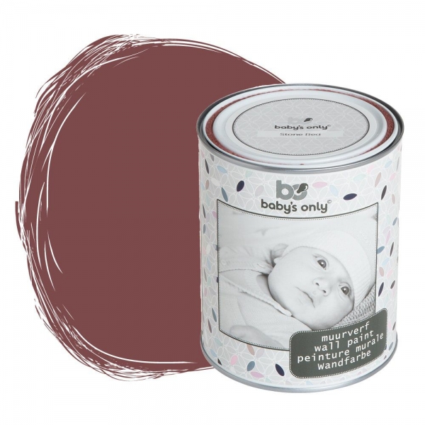Babys only Wandfarbe, Stone Red - 1 Liter