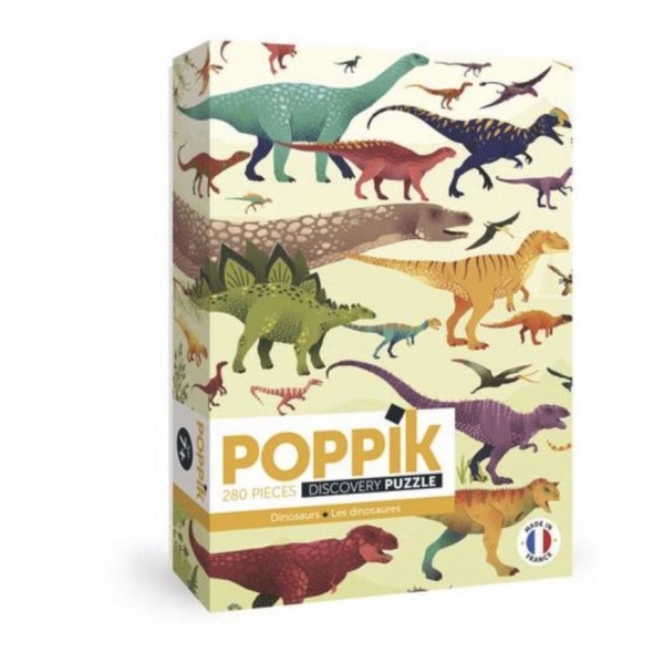 Poppik Puzzle, Dinosaurier (285 Teile)