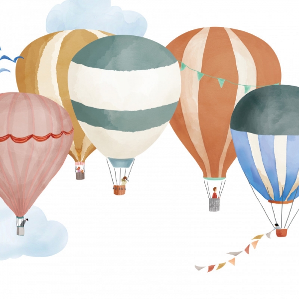 MIMIlou Wandsticker, Heissluftballone