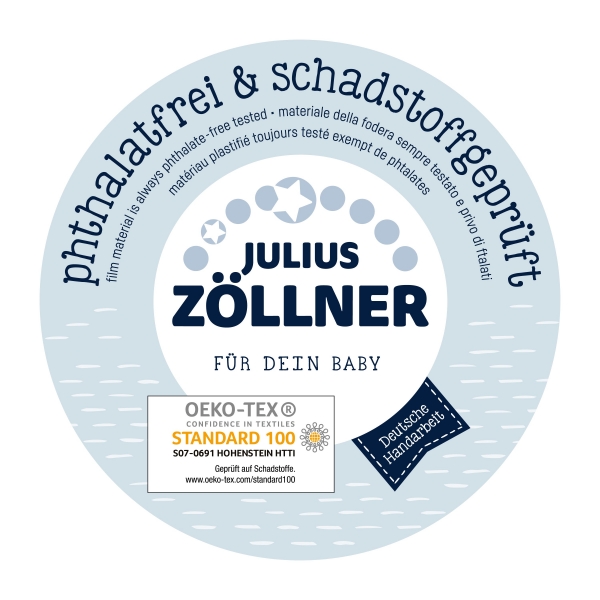 Julius Zllner 2-Keil Mulde 50/65, Folie Uni Hellgrau