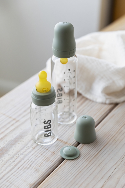 BIBS Baby Glasflasche, Sage 110ml