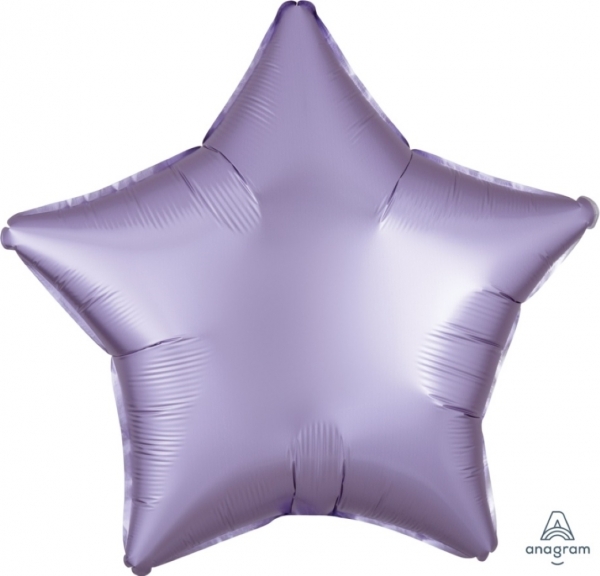 Anagram Folienballon Stern Satin Luxe, Pastel Lilac 50cm/20