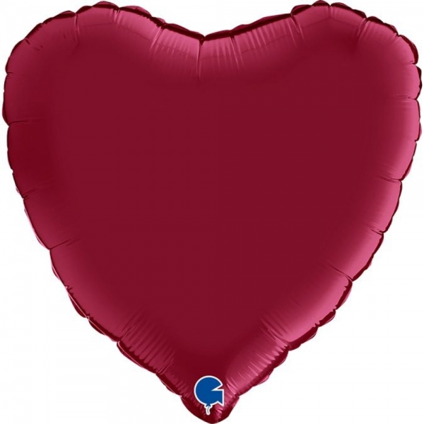 Grabo Folienballon Heart Satinб Cherry 45cm/18