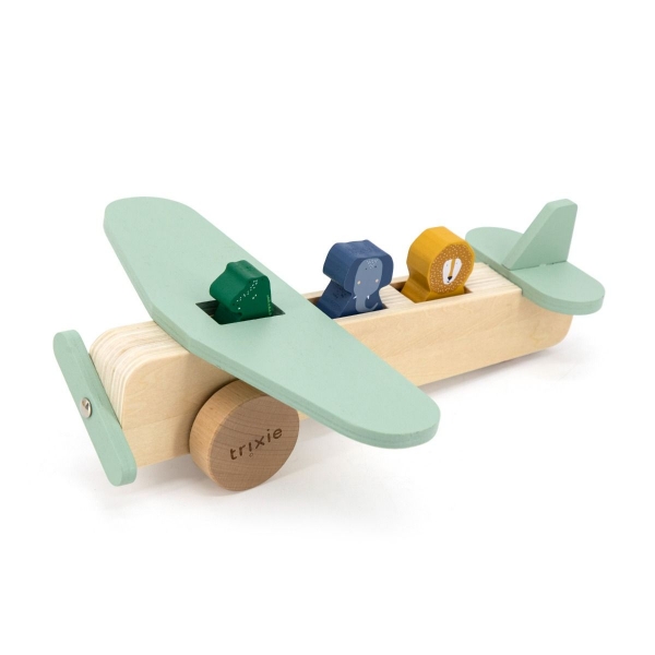 Trixie Baby Holzflugzeug mit Tieren