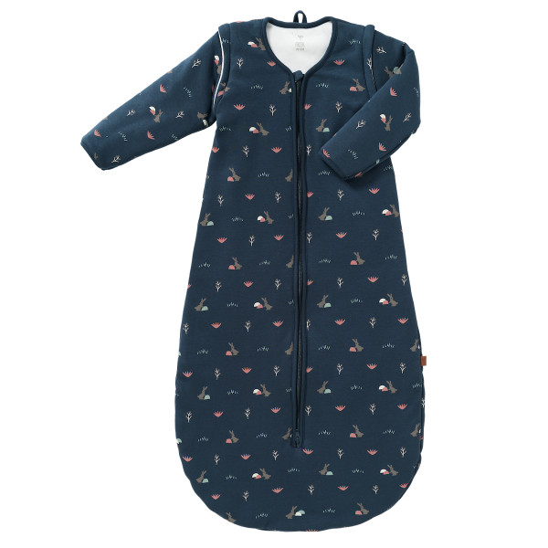 Fresk Schlafsack mit abnehmbaren rmel, Kaninchen Indigo - 90 cm
