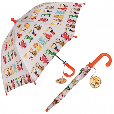 Rex London Kinder Regenschirm, Colourful Creatures