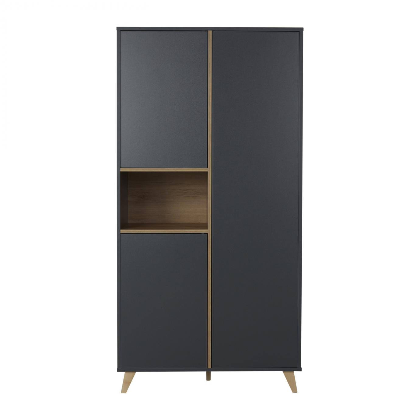 Quax Kleiderschrank LOFT, anthrazit Quax Kleiderschrank LOFT, anthrazit
