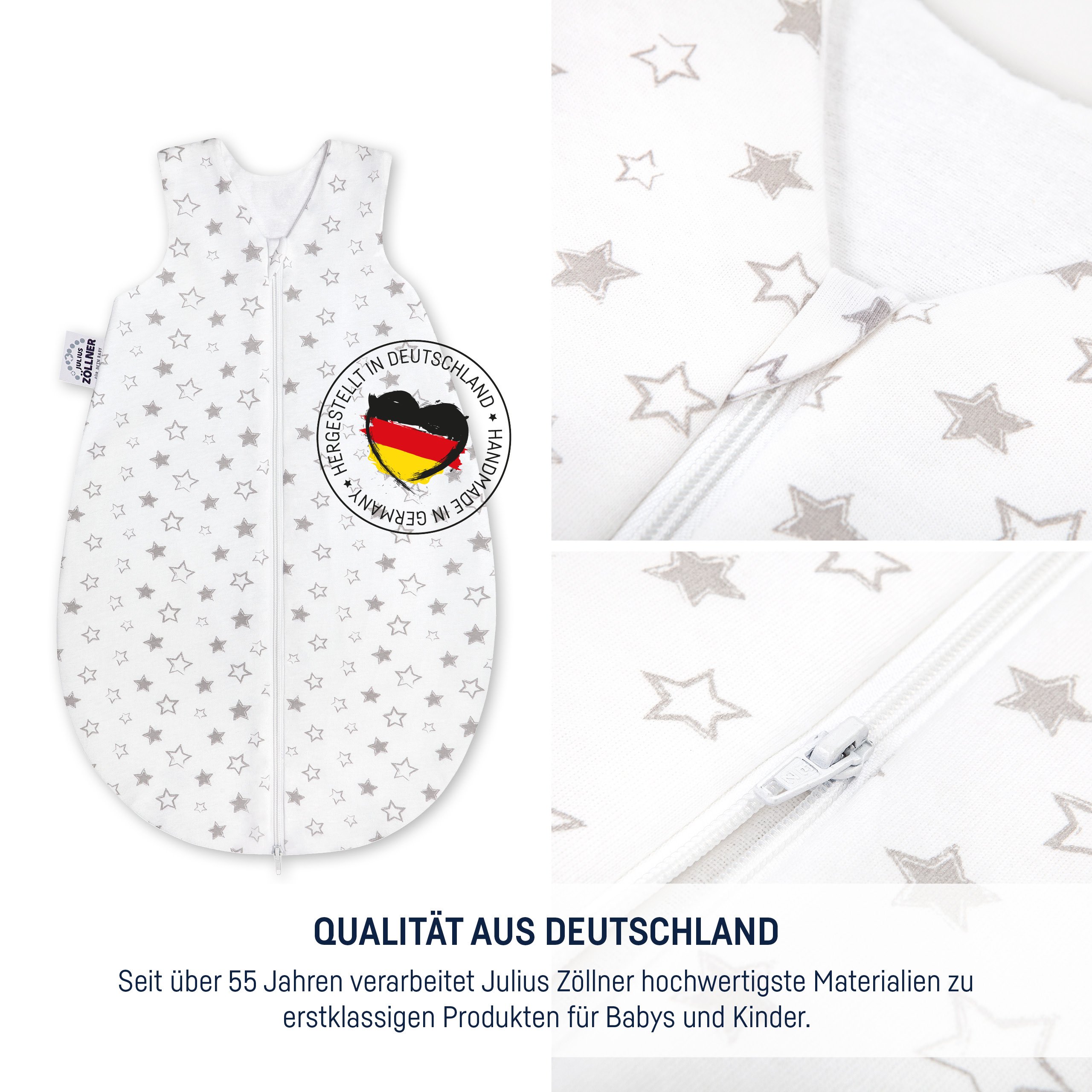 Julius Zöllner Jersey Winterschlafsack 62 cm Stella Neu