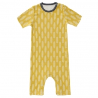 Fresk Babypyjama Bio-Baumwolle kurzarm, Havre Vintage