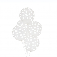 My Little Day Luftballone aus Latex, 5 Stk. - Confetti White