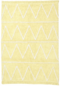 Lorena Canals Kinderteppich, Hippy Yellow 120 x 160 cm