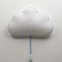 BUOKIDS Wandlampe Soft Wolke, Blau