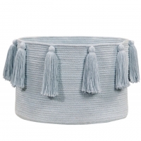 Lorena Canals Aufbewahrungskorb, Tassels Blue