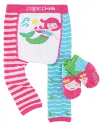 Zoocchini Baby Leggings & Socken Set, Marietta die Meerjungfrau