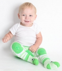 Zoocchini Baby Leggings & Socken Set, Flippy der Frosch