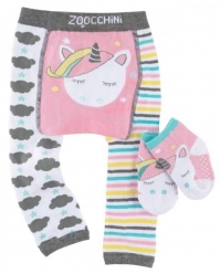 Zoocchini Baby Leggings & Socken Set, Alle das Einhorn