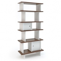 Oeuf NYC Vertical Mini Library Bcherregal, Walnuss