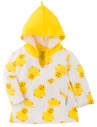 Zoocchini Frotte-Kapuzenshirt - Puddles der Ente