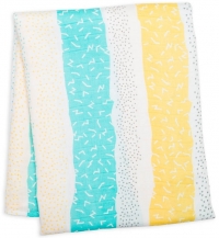 Lulujo Bambus Muslin Swaddle Mulltuch - Aqua Spotted Lines