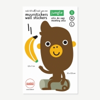 Makii Wandsticker, Affe
