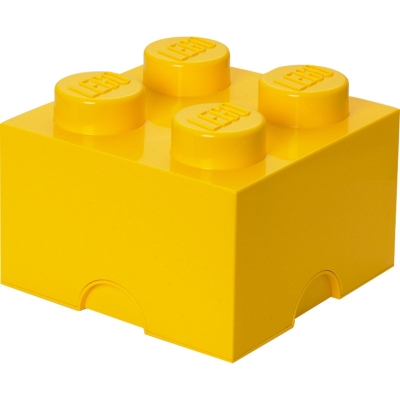 LEGO Brick 4 Aufbewahrungsbox, gelb