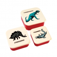 Rex London Set 3 Snack-Dosen, Prehistoric Land