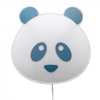 BUOKIDS Wandlampe Panda, blau