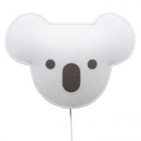 BUOKIDS Wandlampe Koala, grau