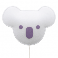 BUOKIDS Wandlampe Koala, lila