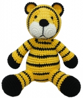 natureZOO Häkel-Teddybär, Gelber Tiger