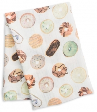 Lulujo Bambus Muslin Swaddle Mulltuch - Donuts