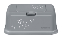 FunkyBox Feuchttcher Box, clay grey/ little stars