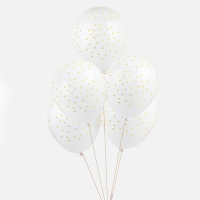 My Little Day Luftballone aus Latex, 5 Stk. - Goldige Sterne
