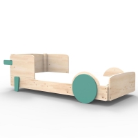 Mathy by Bols Montessori Discovery Einzelbett, Hellgrn