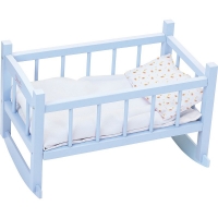 Villac Puppenbett mit Puppenbettwsche