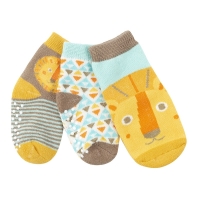 Zoocchini 3er Pack Sckchen, Leo der Lwe (0M-24M)