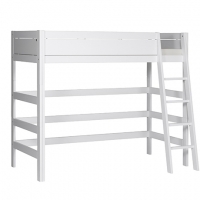 Lifetime Kidsrooms Hochbett mit schrger Leiter, Weiss