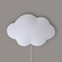 BUOKIDS Wandlampe Soft Wolke, Weiss