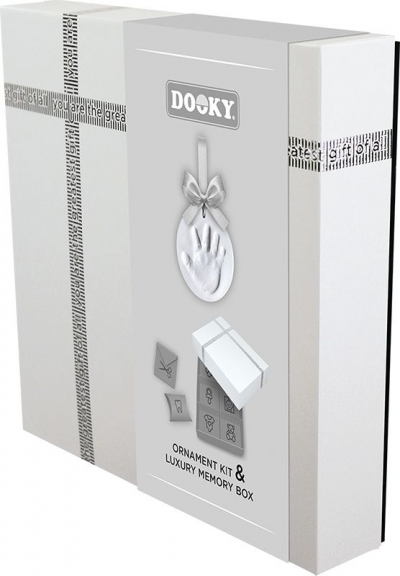Dooky Hand & Fussabdruckset mit Memory Geschenkbox/ Ornament Kit