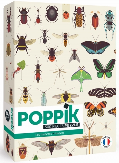 Poppik Puzzle, Insekte (500 Teile)