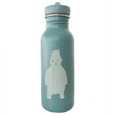Trixie Edelstahl Trinkflasche, 500 ml - Mr. Hippo