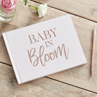 Ginger Ray Rose Gold And Blush Baby Shower Guest Book