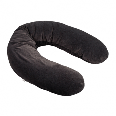 bb-jou Stillkissen 190 cm, Samt Anthrazit