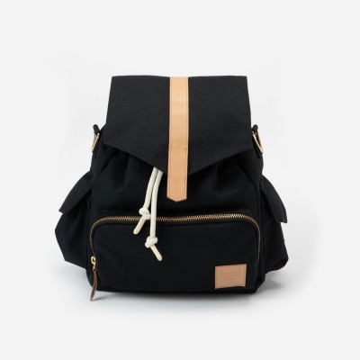 KAOS Ransel Wickeltasche, Black Black