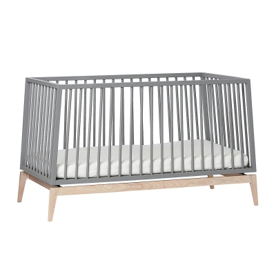 Leander Luna Babybett, 140X70 cm, Grau/Eiche